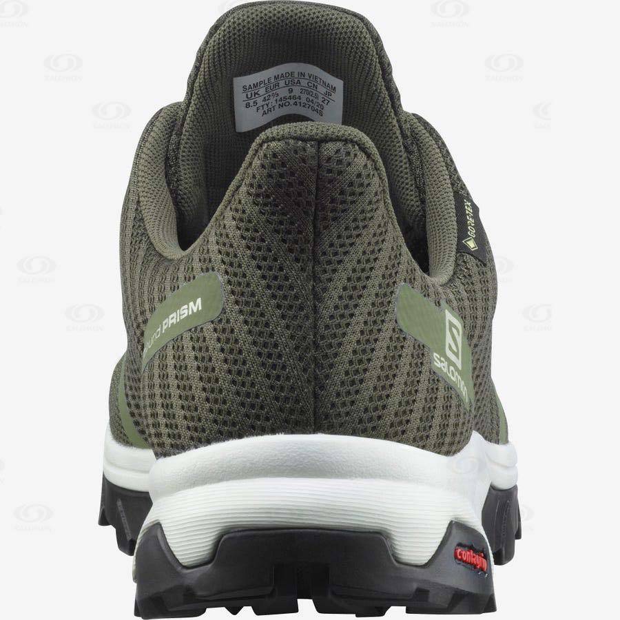 Tenis Impermeables Salomon OUTBOUND PRISM GORE-TEX Hombre Verde Oliva | MX-A1857