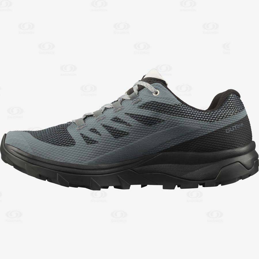 Tenis Impermeables Salomon OUTLINE GORE-TEX Mujer Grises | MX-N2625