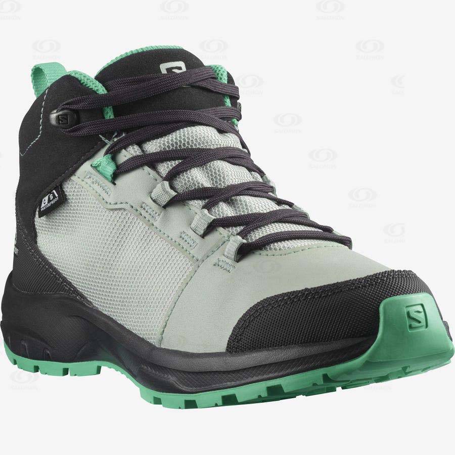 Tenis Impermeables Salomon OUTWARD CLIMASALOMON™ Niños Verde Menta | MX-L2341