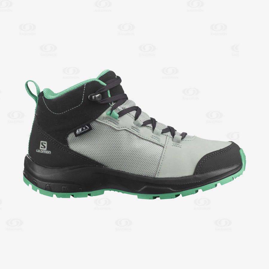 Tenis Impermeables Salomon OUTWARD CLIMASALOMON™ Niños Verde Menta | MX-L2341