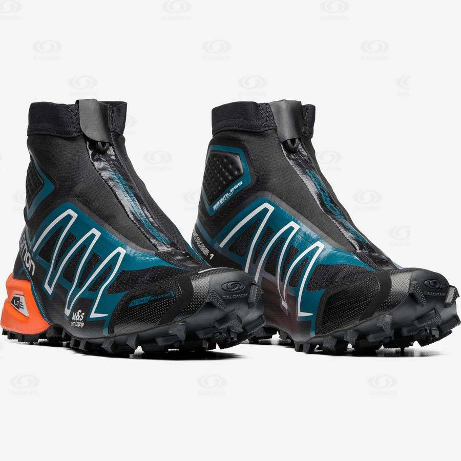 Tenis Impermeables Salomon SNOWCROSS ADVANCED Mujer Negros Verdes | MX-L2614