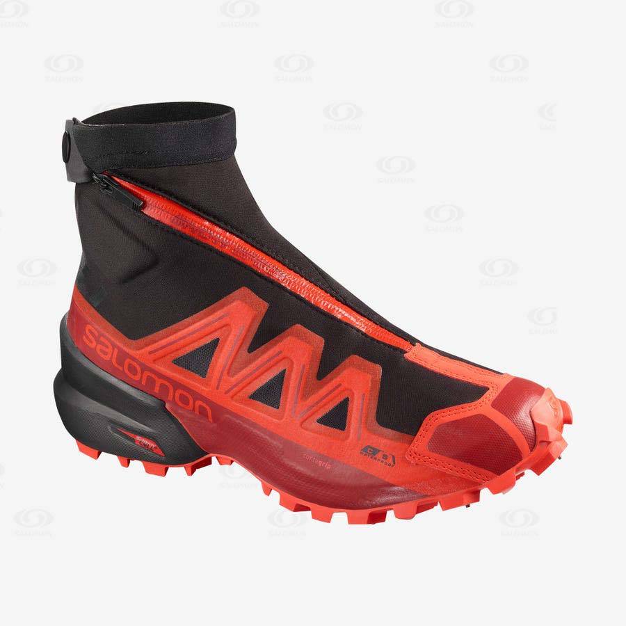 Tenis Impermeables Salomon SNOWSPIKE CLIMASALOMON™ Hombre Negros Rojos | MX-S1163