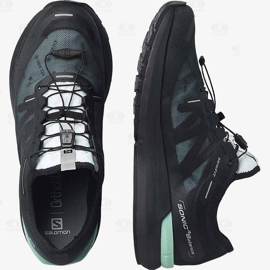 Tenis Impermeables Salomon SONIC 4 GORE-TEX Mujer Negros | MX-O1007