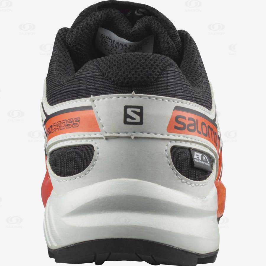 Tenis Impermeables Salomon SPEEDCROSS CLIMASALOMON™ Niños Negros Rosas | MX-A1885