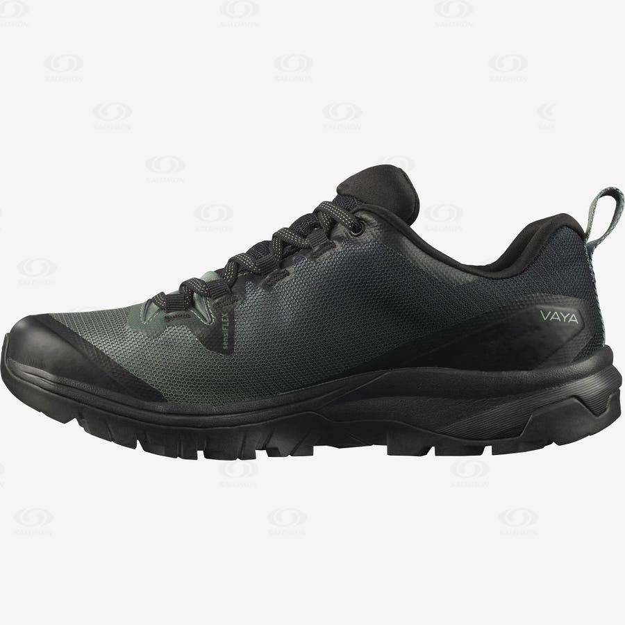 Tenis Impermeables Salomon VAYA GORE-TEX Mujer Negros Verde Oliva | MX-N1687