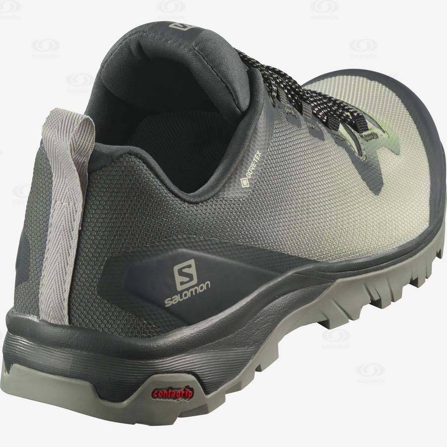 Tenis Impermeables Salomon VAYA GORE-TEX Mujer Verde Oliva | MX-O1280