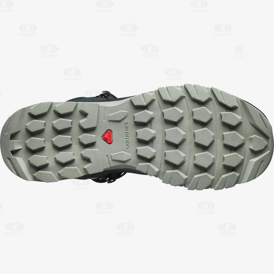 Tenis Impermeables Salomon VAYA MID GORE-TEX Mujer Verdes | MX-M1307