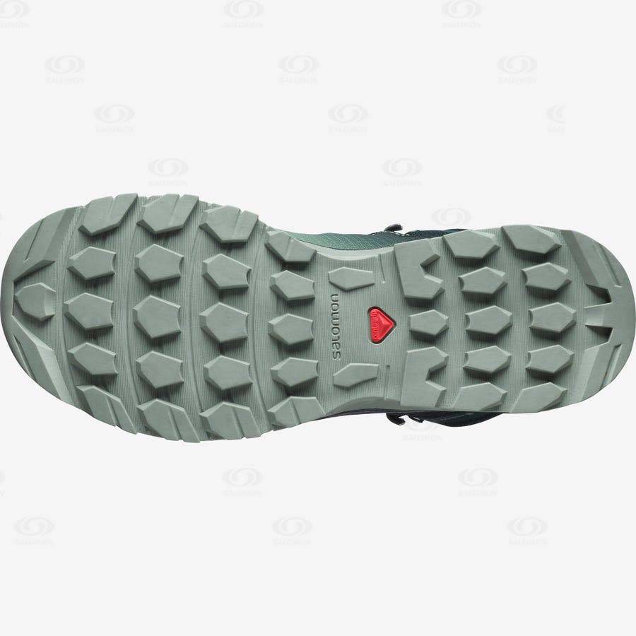 Tenis Impermeables Salomon VAYA MID GORE-TEX Mujer Verdes | MX-M1307