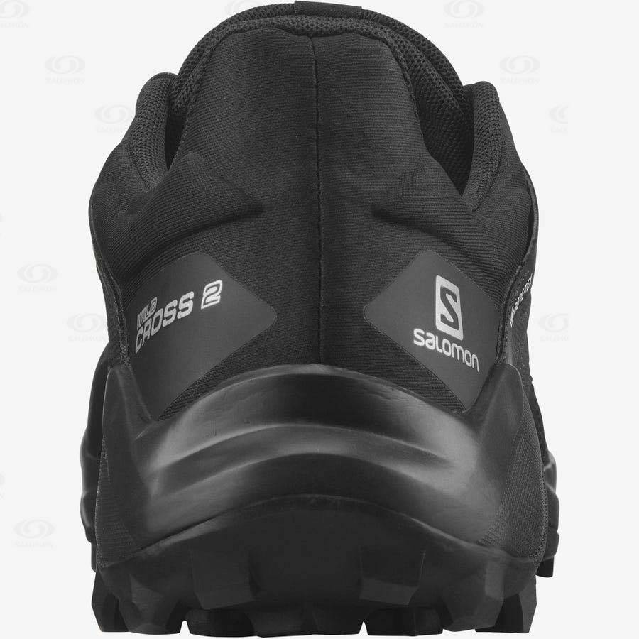 Tenis Impermeables Salomon WILDCROSS 2 GORE-TEX Hombre Negros | MX-L2502