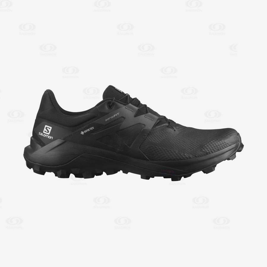 Tenis Impermeables Salomon WILDCROSS 2 GORE-TEX Hombre Negros | MX-L2502