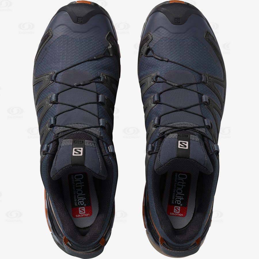 Tenis Impermeables Salomon XA PRO 3D V8 GORE-TEX WIDE Hombre Negros | MX-M1027