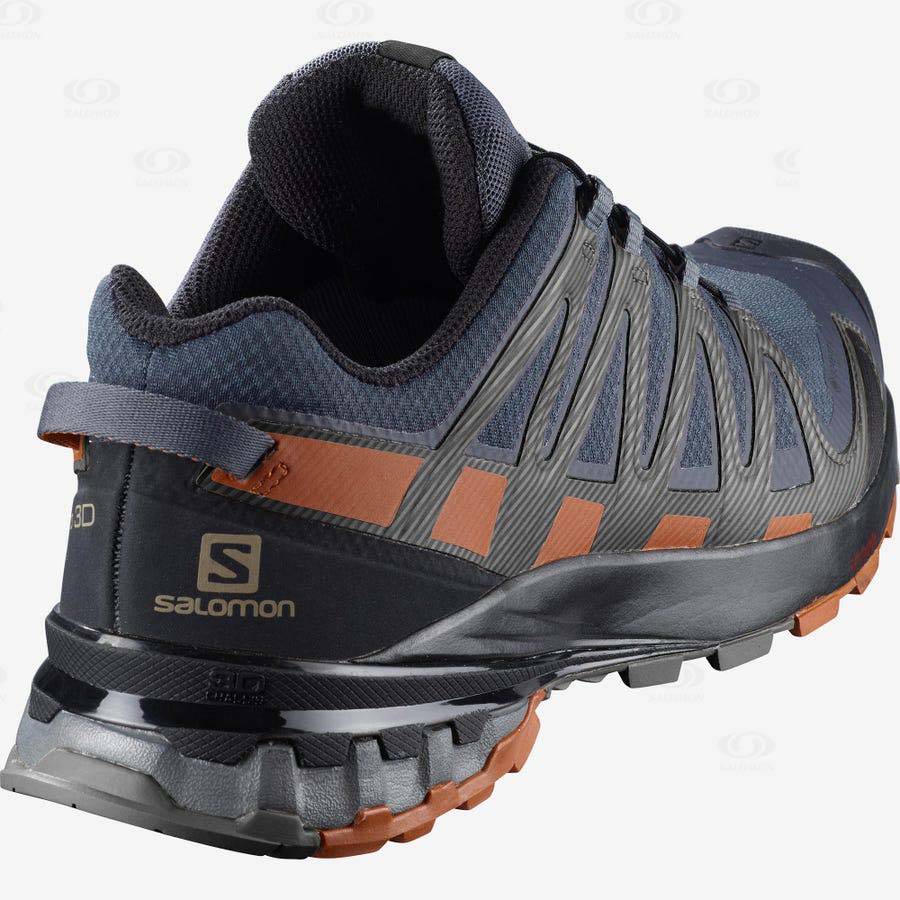 Tenis Impermeables Salomon XA PRO 3D V8 GORE-TEX WIDE Hombre Negros | MX-M1027