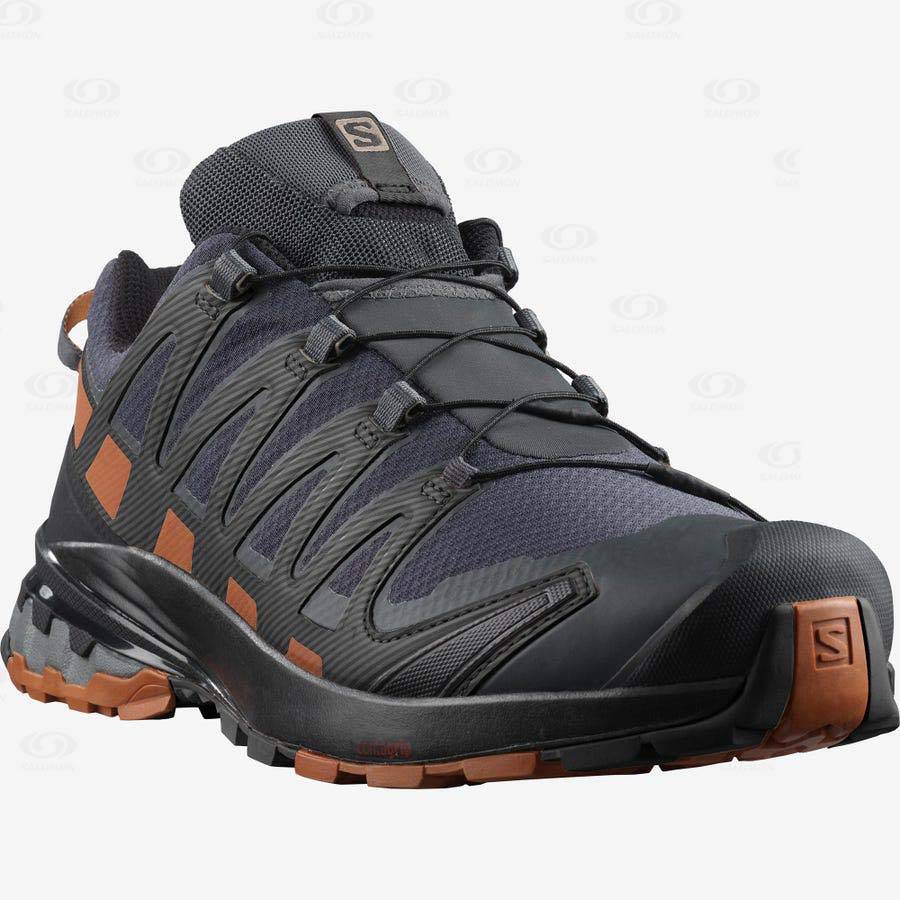 Tenis Impermeables Salomon XA PRO 3D V8 GORE-TEX WIDE Hombre Negros | MX-M1027