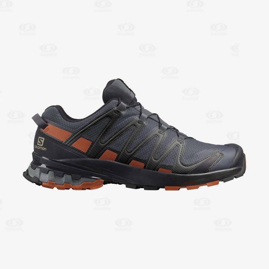 Tenis Impermeables Salomon XA PRO 3D V8 GORE-TEX WIDE Hombre Negros | MX-M2084