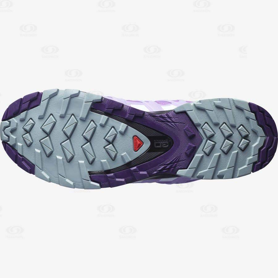 Tenis Impermeables Salomon XA PRO 3D v8 GORE-TEX Mujer Morados | MX-O1266