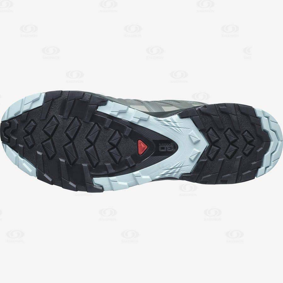 Tenis Impermeables Salomon XA PRO 3D v8 GORE-TEX Mujer Grises | MX-O2307