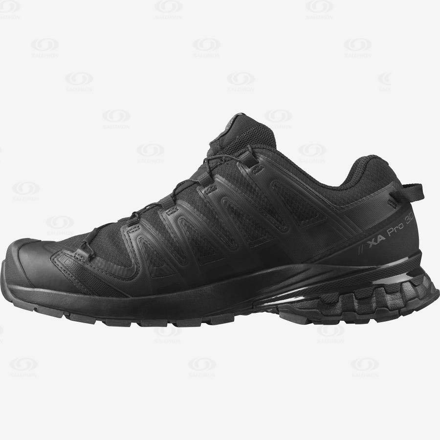 Tenis Impermeables Salomon XA PRO 3D v8 GORE-TEX Hombre Negros | MX-S2136