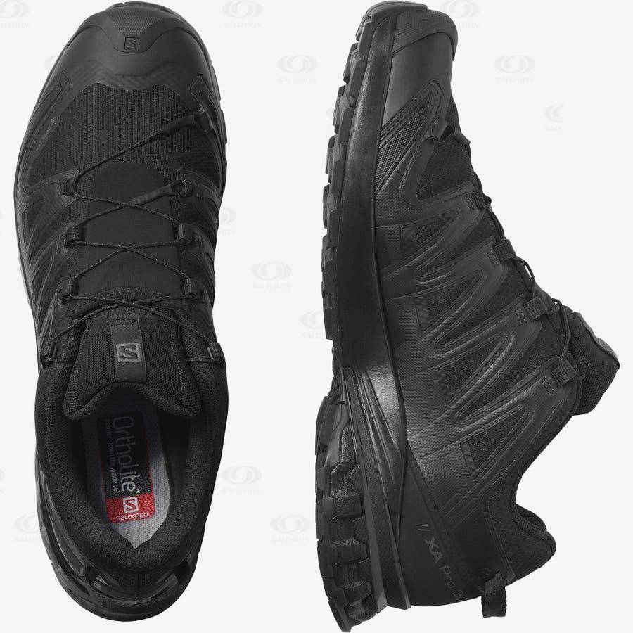 Tenis Impermeables Salomon XA PRO 3D v8 GORE-TEX Hombre Negros | MX-S2136