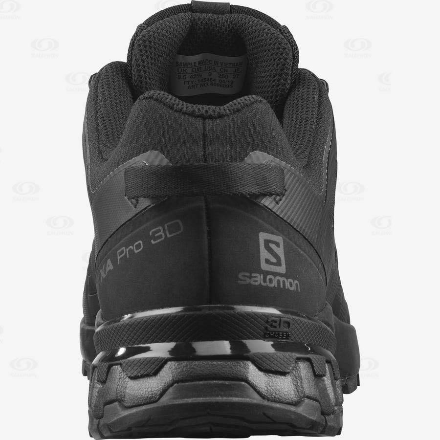 Tenis Impermeables Salomon XA PRO 3D v8 GORE-TEX Hombre Negros | MX-S2136