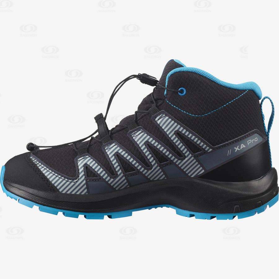 Tenis Impermeables Salomon XA PRO V8 MID CLIMASALOMON™ Niños Negros | MX-L1046