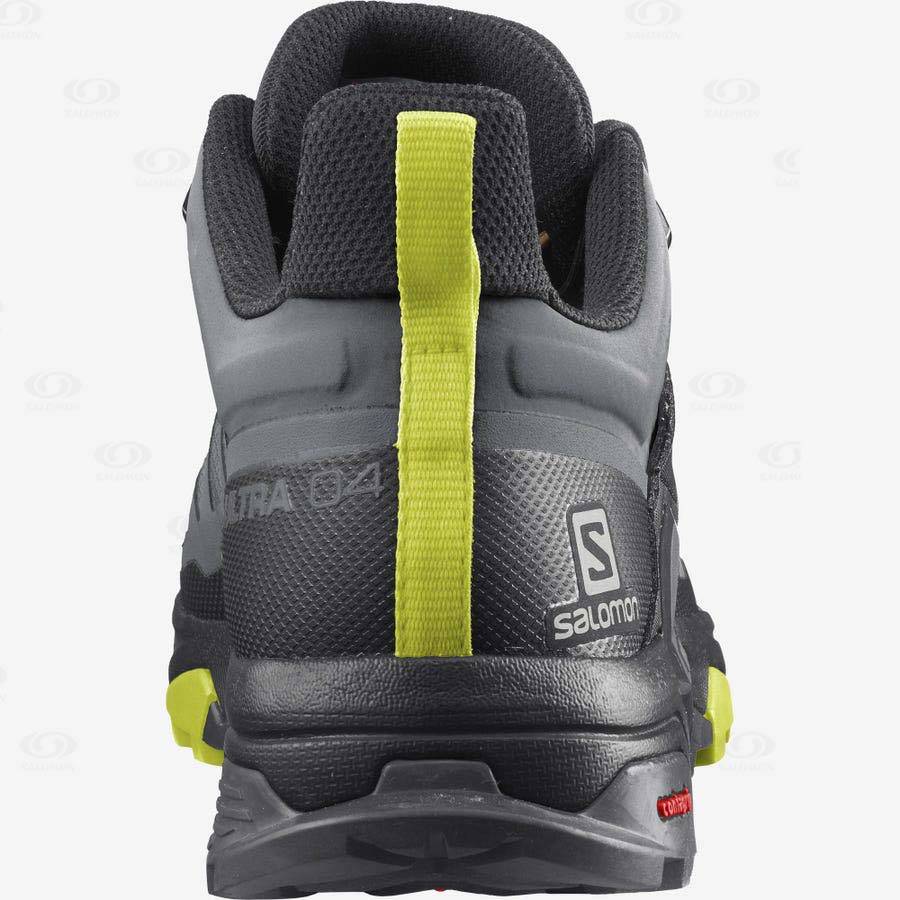 Tenis Impermeables Salomon X ULTRA 4 GORE-TEX Hombre Plateados | MX-N2184