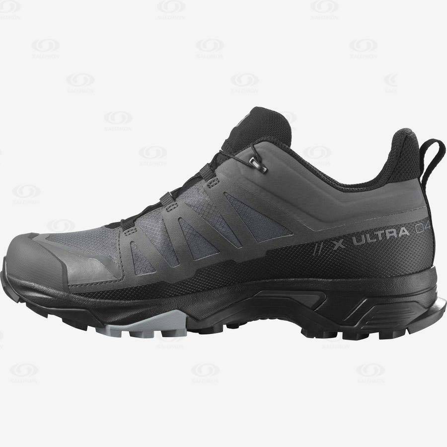 Tenis Impermeables Salomon X ULTRA 4 GORE-TEX Hombre Grises | MX-O2342