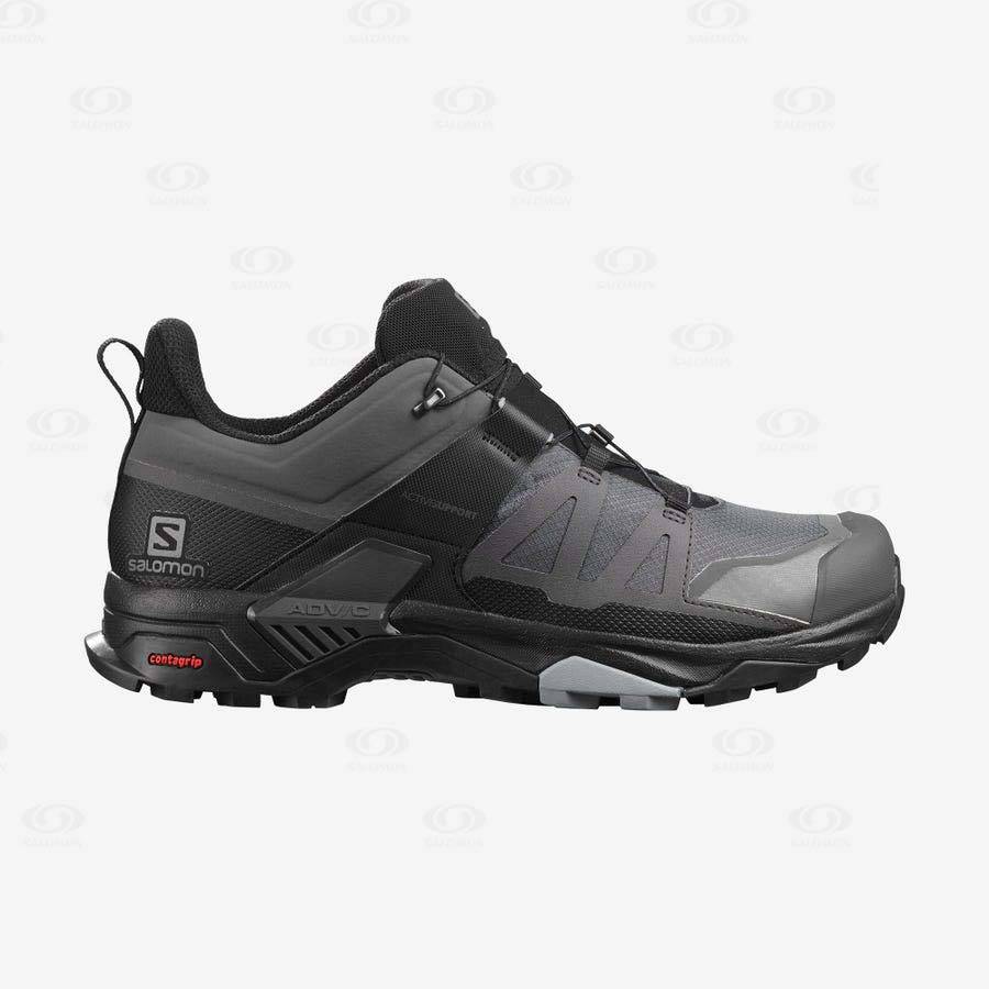 Tenis Impermeables Salomon X ULTRA 4 GORE-TEX Hombre Grises | MX-O2342