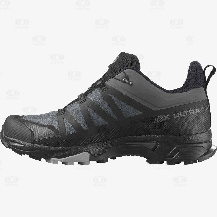 Tenis Impermeables Salomon X ULTRA 4 GORE-TEX Hombre Grises Negros | MX-S1310