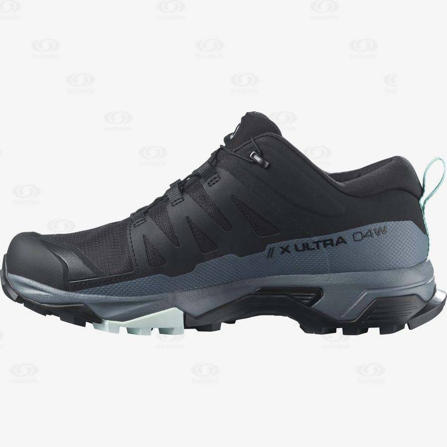 Tenis Impermeables Salomon X ULTRA 4 GORE-TEX Mujer Negros | MX-S2276