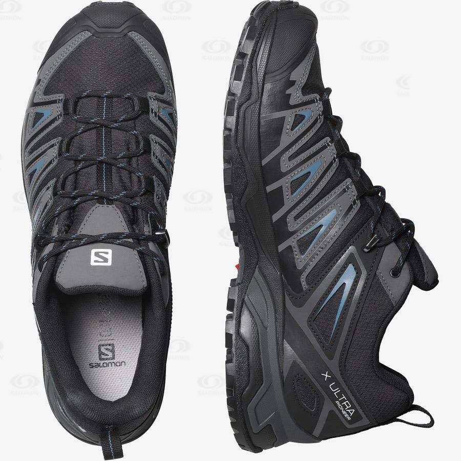 Tenis Impermeables Salomon X ULTRA PIONEER CLIMASALOMON™ Hombre Negros | MX-M1629