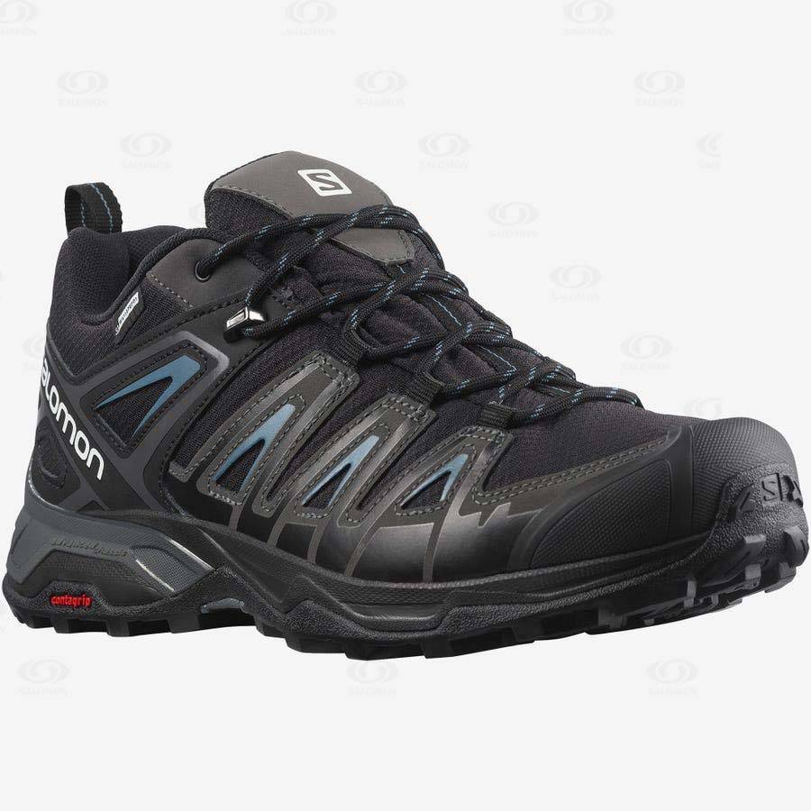 Tenis Impermeables Salomon X ULTRA PIONEER CLIMASALOMON™ Hombre Negros | MX-M1629