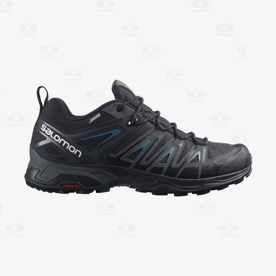 Tenis Impermeables Salomon X ULTRA PIONEER CLIMASALOMON™ Hombre Negros | MX-M1629