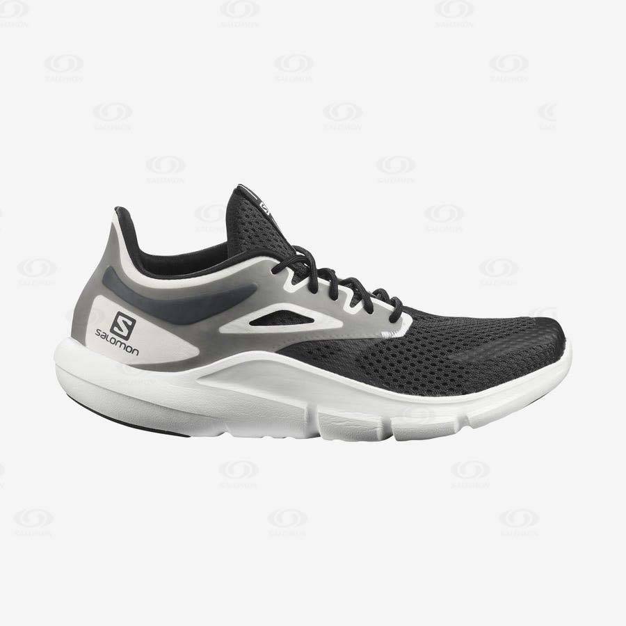 Tenis Para Correr Salomon PREDICT MOD Hombre Negros Blancos | MX-L1536