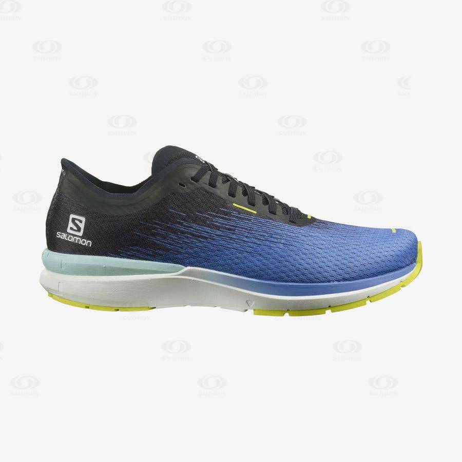 Tenis Para Correr Salomon SONIC 4 Accelerate Hombre Azules Blancos | MX-O2253