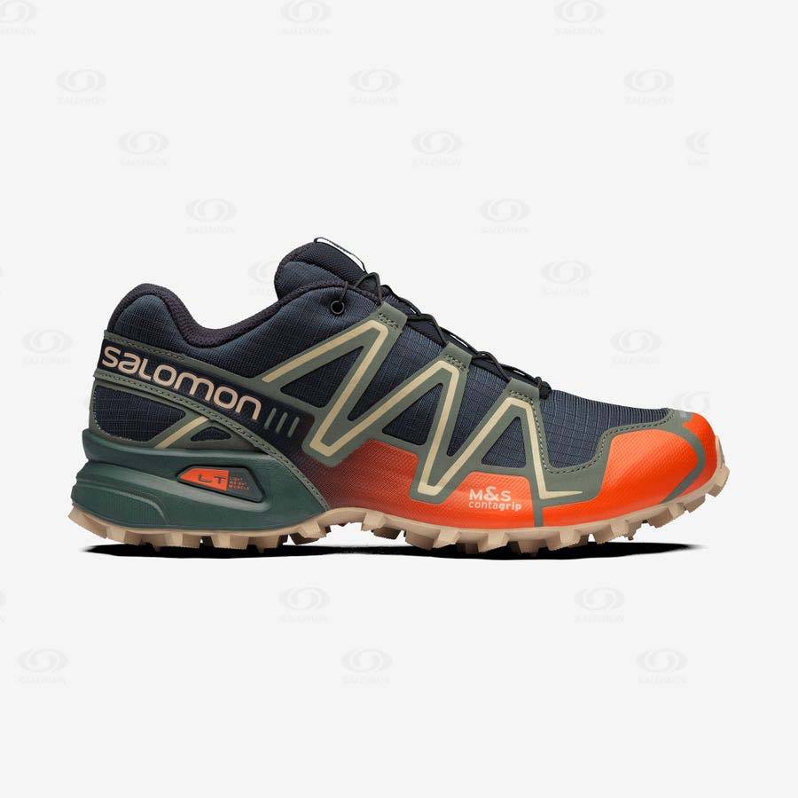 Tenis Salomon SPEEDCROSS 3 Mujer Grises | MX-O1847