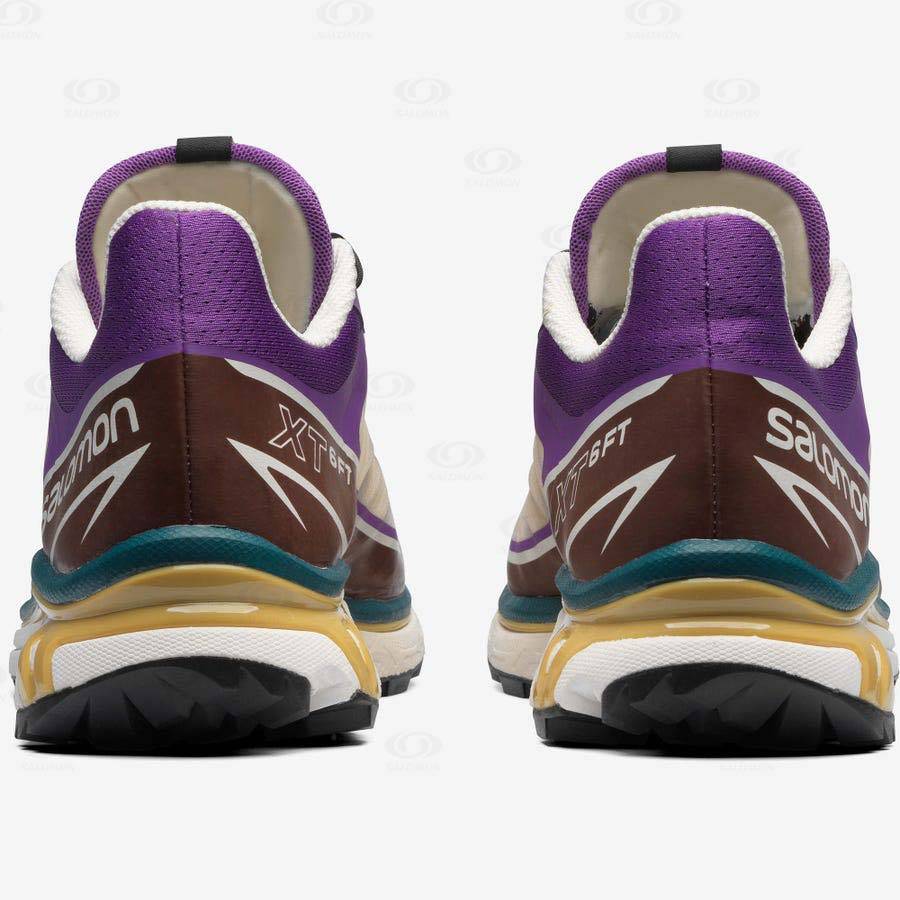 Tenis Salomon XT-6 FT Hombre Morados Chocolate | MX-A2536