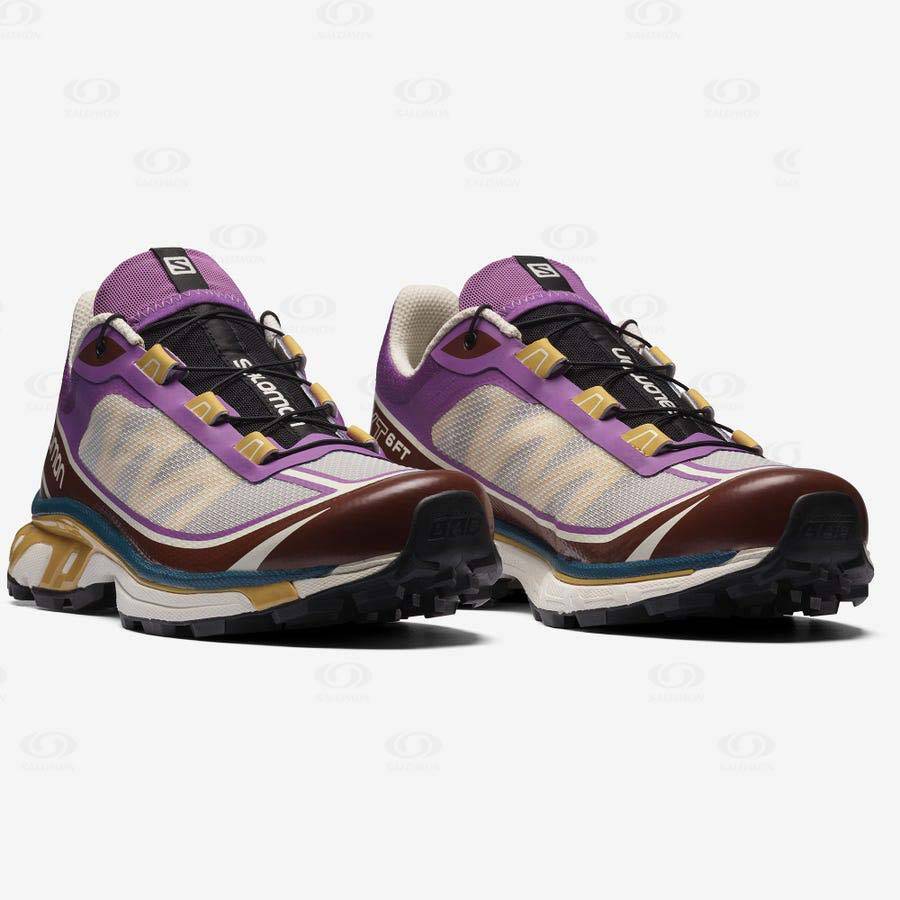 Tenis Salomon XT-6 FT Mujer Morados Chocolate | MX-L2152