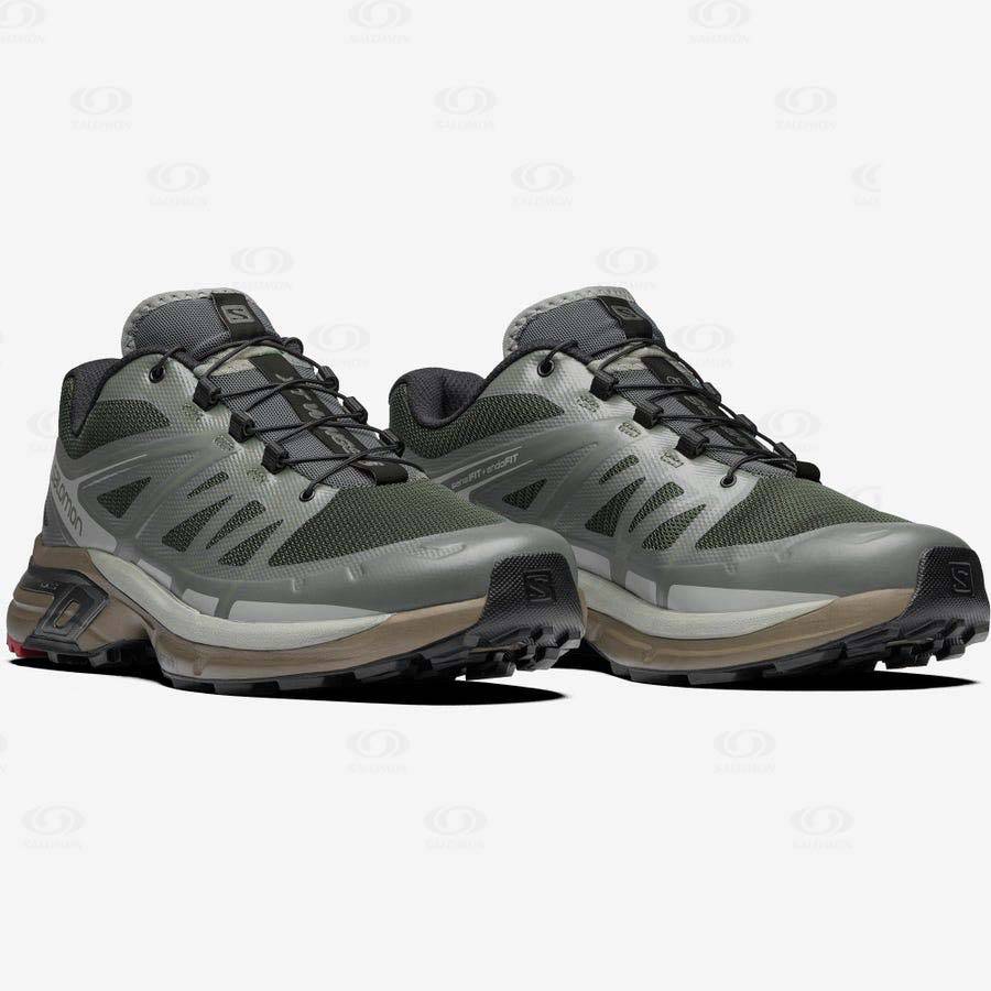 Tenis Salomon XT-WINGS 2 ADVANCED Hombre Verde Oliva | MX-S2367