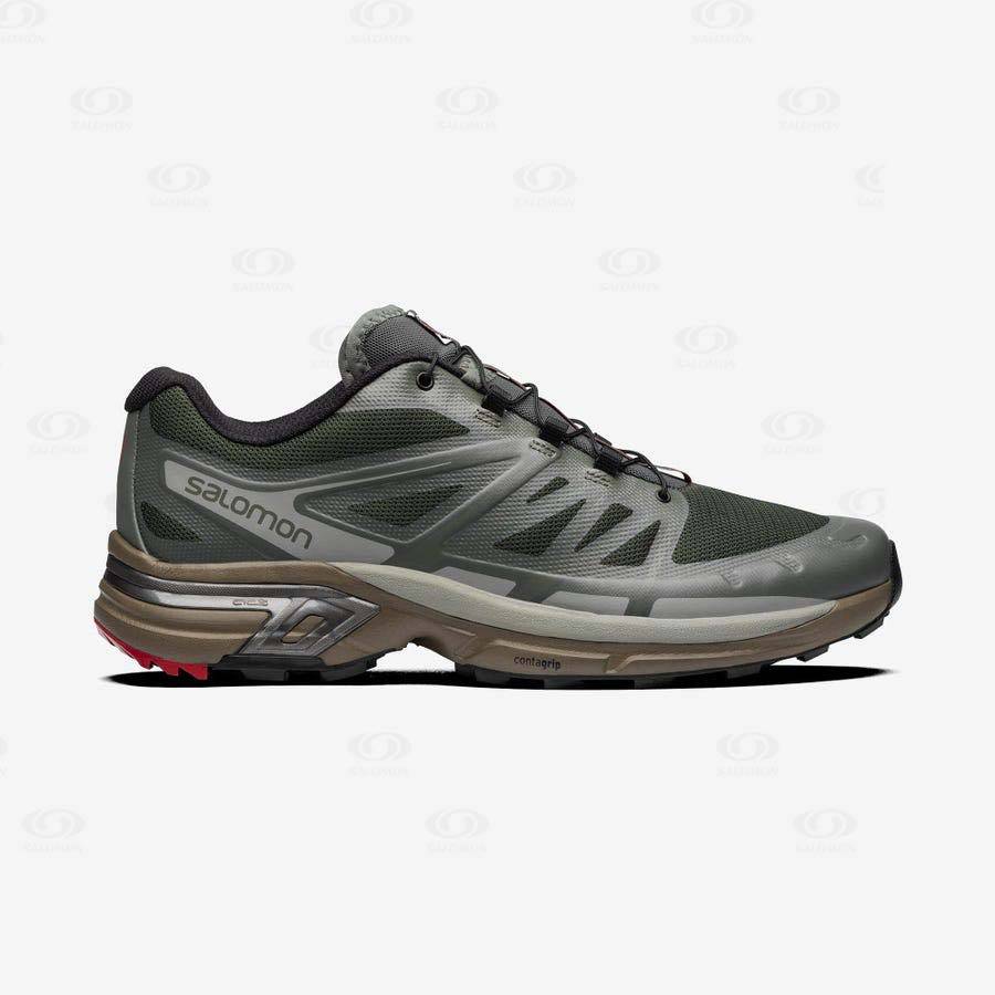 Tenis Salomon XT-WINGS 2 ADVANCED Hombre Verde Oliva | MX-S2367