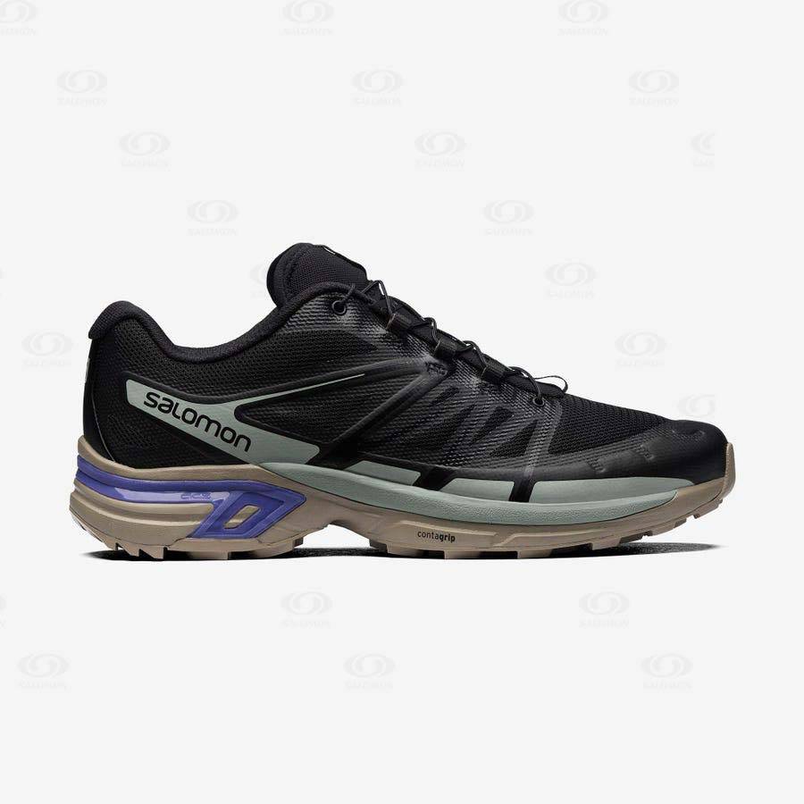 Tenis Salomon XT-WINGS 2 Hombre Negros Azules | MX-L1151