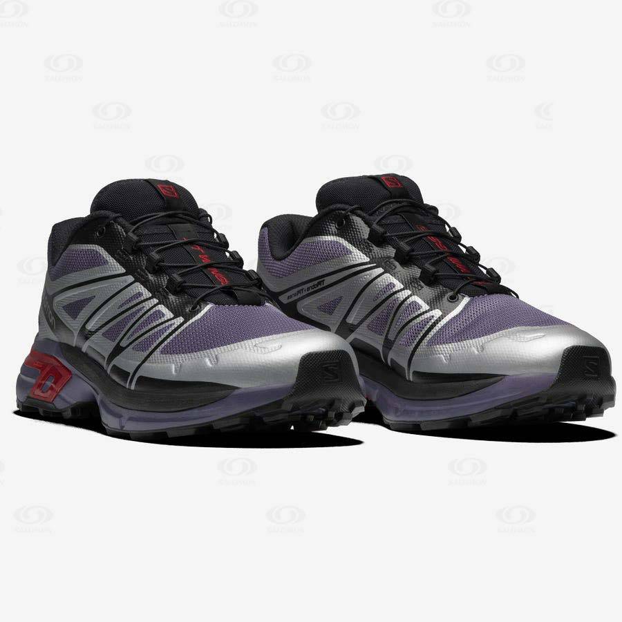 Tenis Salomon XT-WINGS 2 Hombre Plateados | MX-S2185