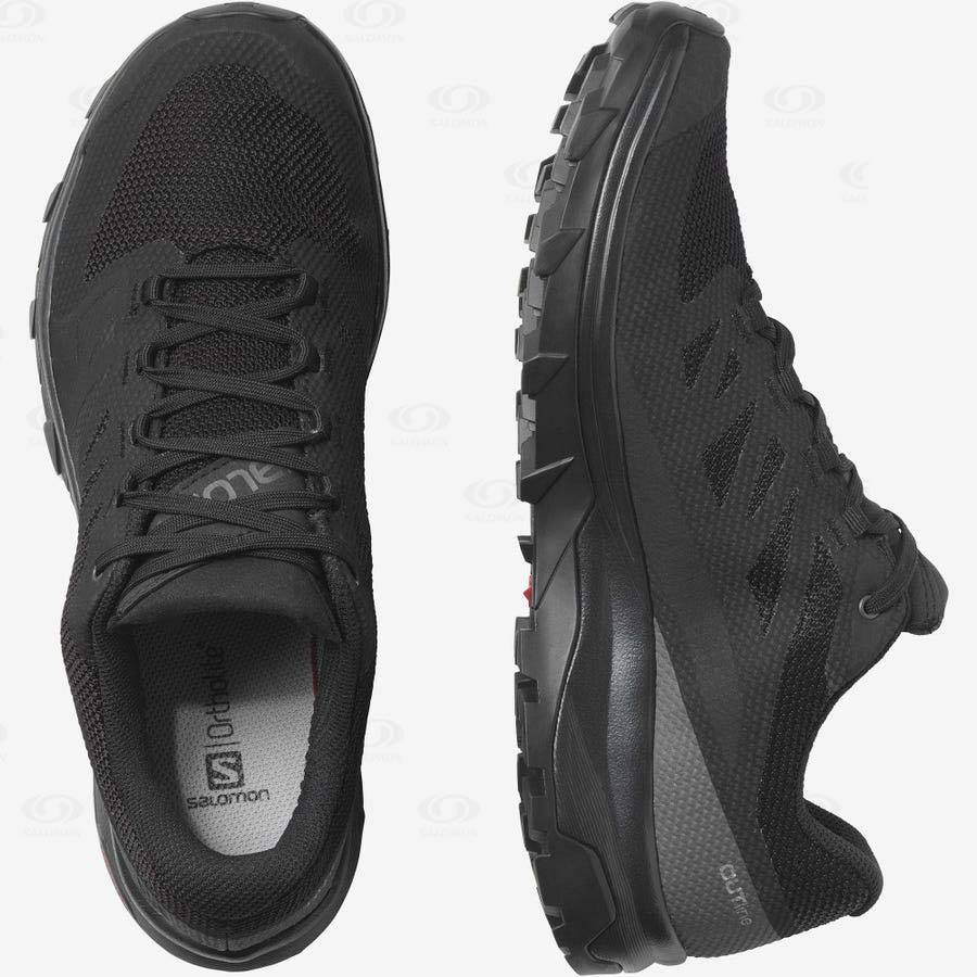 Tenis Senderismo Salomon OUTLINE GORE-TEX Hombre Negros Negros | MX-A1626