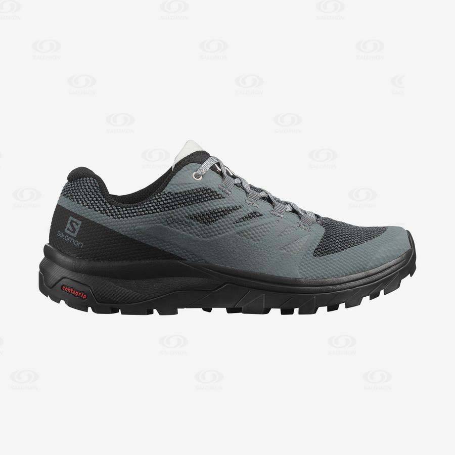 Tenis Senderismo Salomon OUTLINE GORE-TEX Mujer Grises | MX-W1580