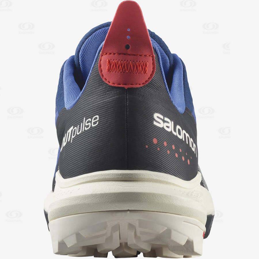 Tenis Senderismo Salomon OUTPULSE GORE-TEX Hombre Azul Marino | MX-N2576