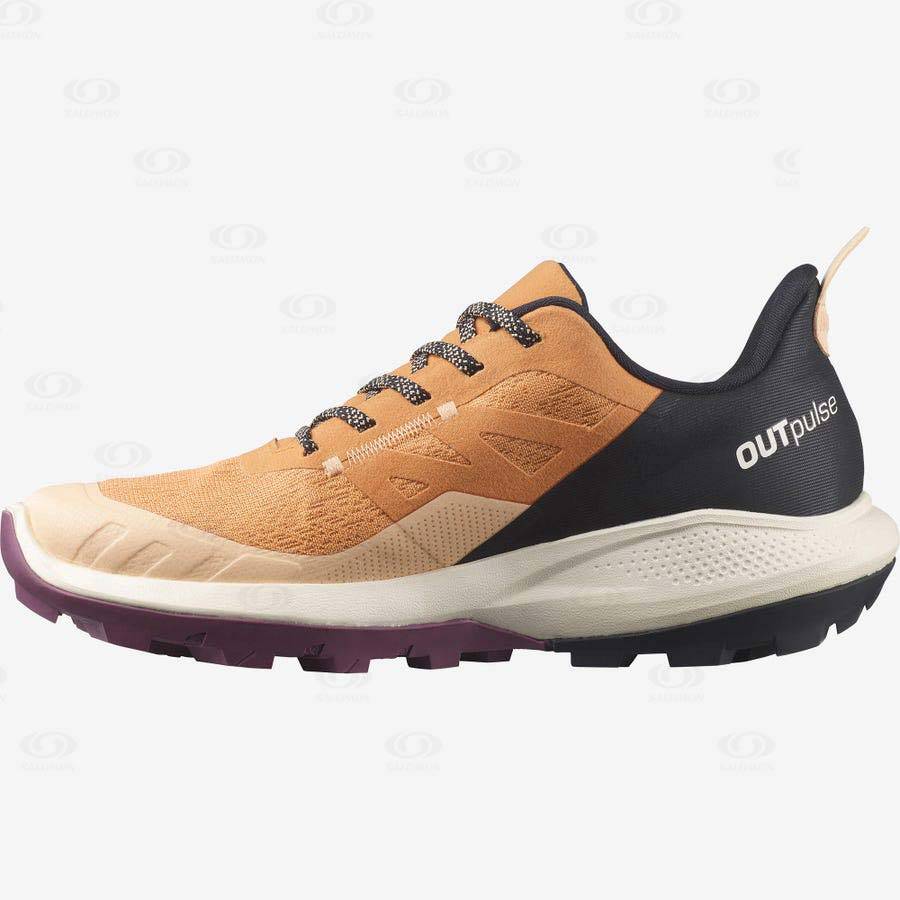 Tenis Senderismo Salomon OUTPULSE GORE-TEX Mujer Marrom | MX-S1254