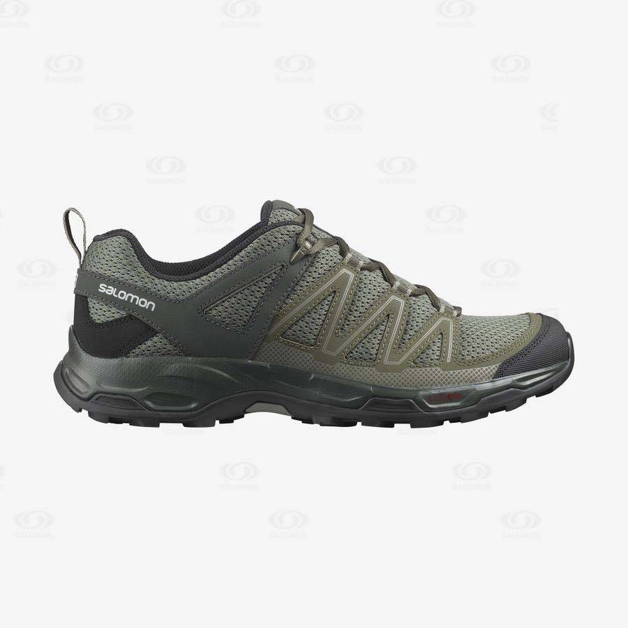 Tenis Senderismo Salomon PATHFINDER Hombre Verde Oliva | MX-L1011