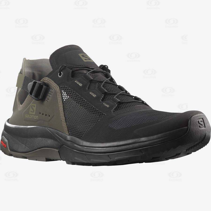 Tenis Senderismo Salomon TECH AMPHIB 4 Hombre Negros Grises | MX-A1185