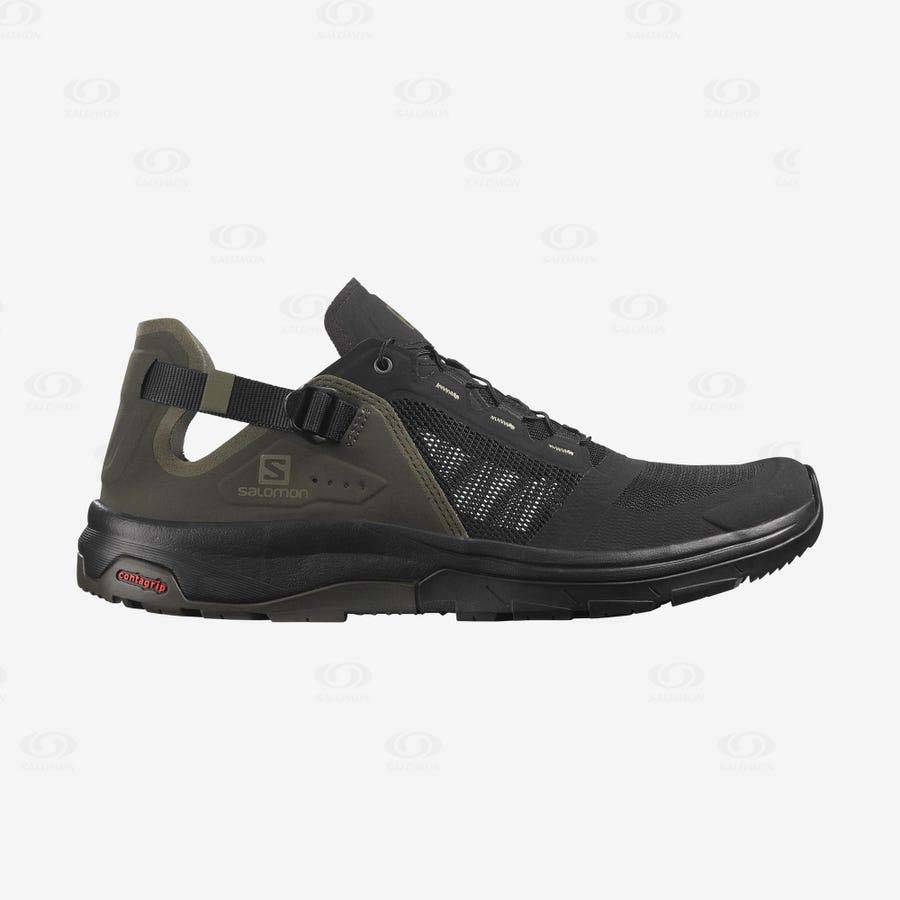 Tenis Senderismo Salomon TECH AMPHIB 4 Hombre Negros Grises | MX-A1185