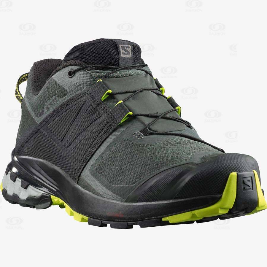 Tenis Senderismo Salomon XA WILD GORE-TEX Hombre Verde Oliva | MX-M2063