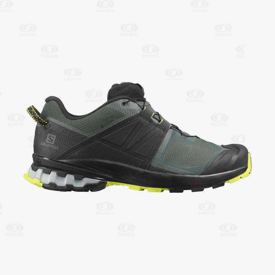 Tenis Senderismo Salomon XA WILD GORE-TEX Hombre Verde Oliva | MX-M2063